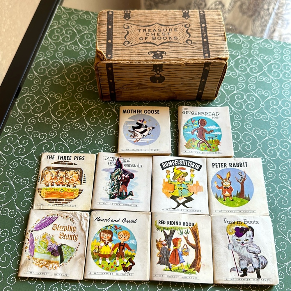 1960’s vintage Treasure Chest of Books